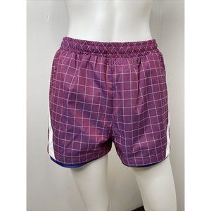 Adidas Women’s Shorts Purple  Primeblue XS Blue lining Drawcord on Elastic, Logo